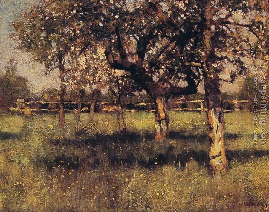 Sir George Clausen : An orchard in May